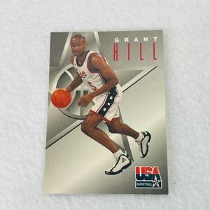 1996 SkyBox USA Basketball Grant Hill Card 3 Texaco Detroit Pistons Duke NBA